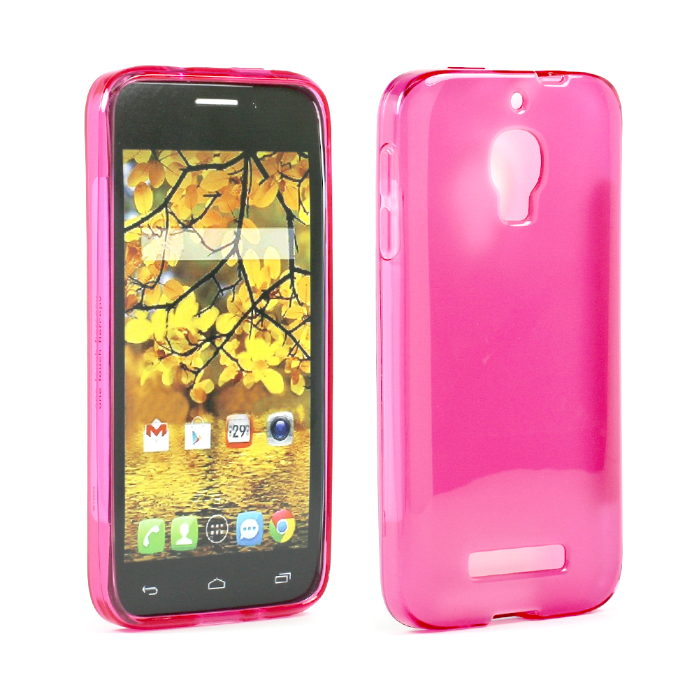 Wholesale Alcatel One Touch Fierce 7024W TPU Gel Case Hot Pink